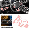 Dodge Charger Challenger 2015-2021 - Pink Steering Wheel Trim
