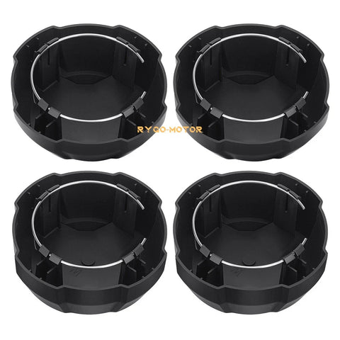 Polaris Ranger Crew SP 570 4 x Front & Rear Matte Black Rim Caps (2022–2025)