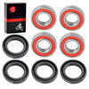 HONDA FourTrax 200 TRX200D Front Wheel Bearings & Seals Kit (1990–1997)