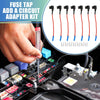 7 x Universal Car Fuse Tap 12V with 7 x 25A Mini ATM Blade Fuses