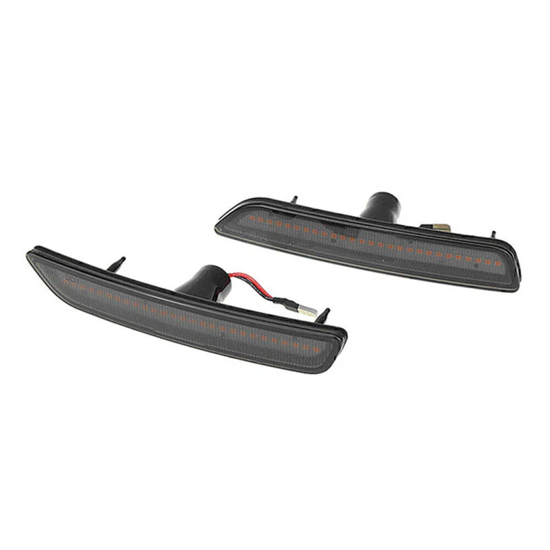 Ford Mustang Yellow LED Front Black Side Marker Lights (2010-2014)