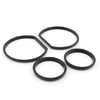 Harley Tri Glide 4pcs Black Gauge Bezel Kit (2014-2023)