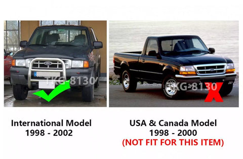Ford Ranger Front & Rear Mud Flaps (1998-2002)