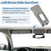 Honda CR-V 2017-2022 Gray Replacement Left Side Sun Visor