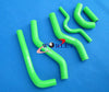 Kawasaki KX250F KXF250 Green Silicone Radiator Hose Kit (2007-2008)