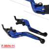 Ducati Panigale Blue Extendable Brake Clutch Levers (899-1299, V2)