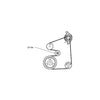 Patrol GU Y61 ZD30-DDT Drive Fan Belt + Tensioner Pulley