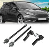 Ford Focus, C-Max, Escape 4pcs Front Inner Outer Tie Rods (2012-2017)