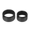 Dodge Ram 1500 5 x Black AC Radio Switch Knob Covers (2018-2020)
