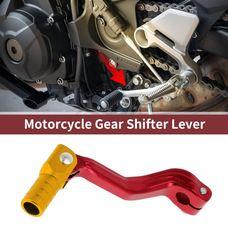 Kayo T2 Shifter Lever Folding Red Gold Tone