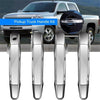 Cadillac Escalade, Chevrolet Silverado, GMC Yukon 4 x Chrome Door Handle Covers