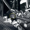 Harley-Davidson Black Silver Tone Heel Shift Shaft Cap