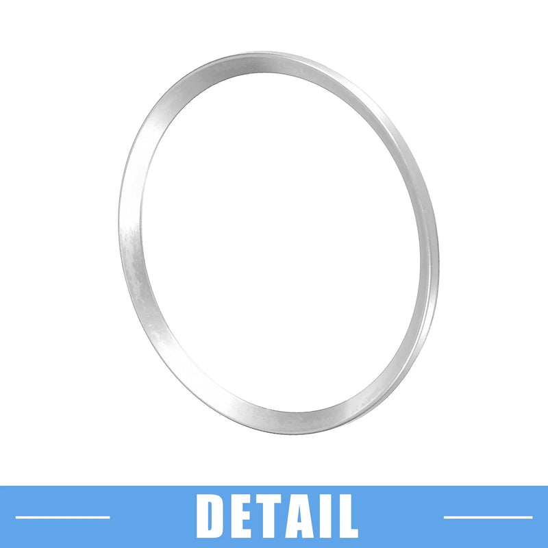 Honda Civic (2016-2021) Silver Tone 4 x Wheel Hub Center Cover Rings