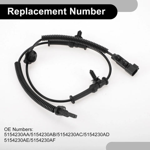 Dodge Rear Left / Right ABS Wheel Speed Sensor Kit 1 Pc