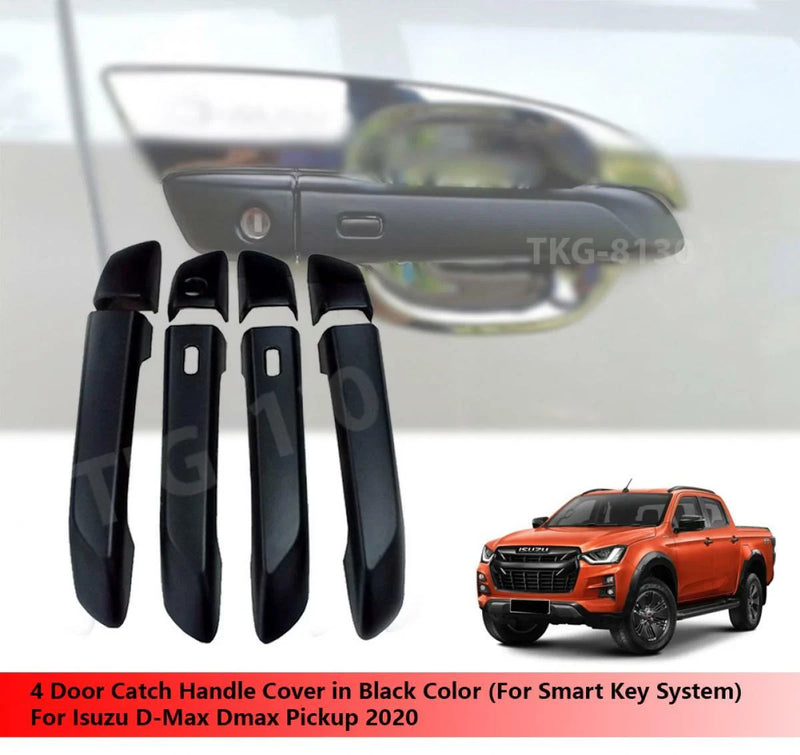 Isuzu D-Max Black Door Catch Handle Cover Trim (2020)