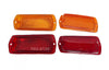 Nissan Datsun Fairlady 510 120Y 240Z Orange Red Side Marker Lights (1968-1978)