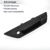 Toyota Hilux Revo Black Exterior Door Tailgate Handles 2 x (2015–2021)