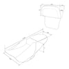 Harley Road Glide Two-Up Driver Passenger Seat w/ Backrest Pad (2014-2023)