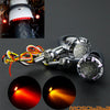Harley Dyna Kawasaki LED Brake Running Turn Signal Lights Red & Amber