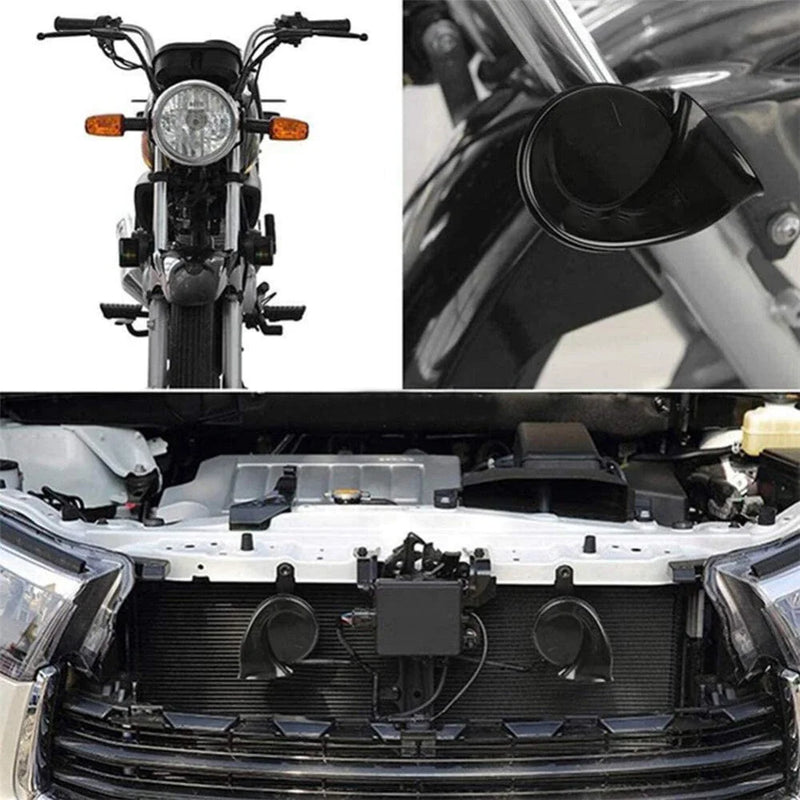 Trucks SUVs Cars Boats Motorcycles 12V 300DB Super Train Horns (N/A)