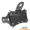 Old School Cruiser Bobber 3/4” Axle Side Mount License Plate Bracket