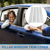 Kia Soul (2011-2013) Chrome Silver Tone 4 Pcs Door Pillar Window Trim