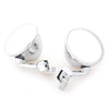 Fender Pair 4" Chrome Convex Door Mirrors