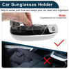 Porsche Cayenne Eyeglasses Holder Storage Box Suede Grey Sunglasses Case