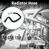Jeep Cherokee (2014-2018) Rubber Metal Radiator Hose Heating Water Pipe