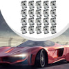 Car Retainer Moulding 25Pc Set / 1/2 x 5/8 / Metal Fastener Clips