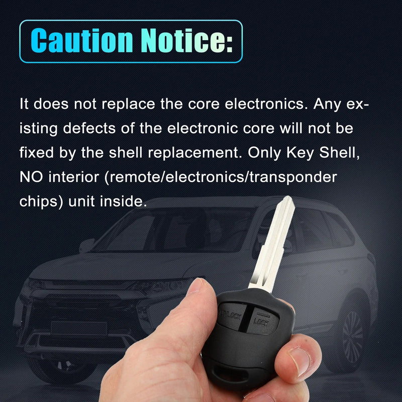 Mitsubishi Keyless Entry Remote Key Shell Cover (No Chip)