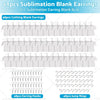 DIY Jewelry 48PCS Double-Sided MDF Football Shirt Earring Blanks