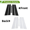 Chevy Equinox 6 x Pillar Window Trim (2010 - 2017)