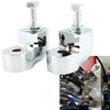 Honda VTX1300C Chrome Handlebar Riser Clamp Kit (2004-2009)