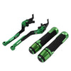 Kawasaki Ninja 650R Z650 CNC Brake Clutch Levers & Handlebar Grips Set (2017-2023)