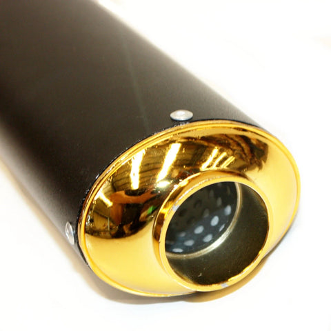 125cc 140cc 150cc Dirt Bike 38mm Gold Alloy Exhaust Muffler + Clamp