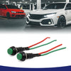 Car Motorcycle Round Wired Momentary Push Button Switch 12V–24V 2 x