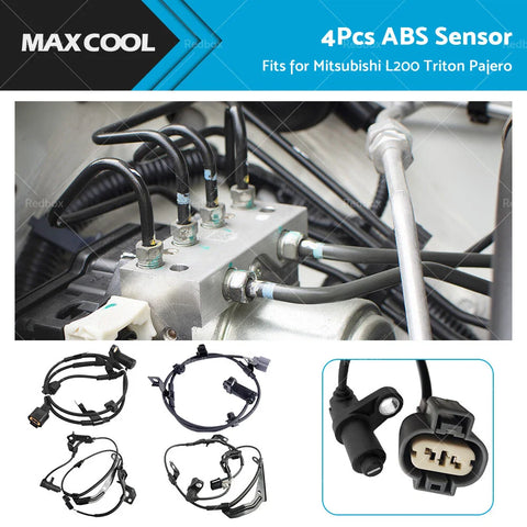 Mitsubishi Triton Pajero 4 x ABS Wheel Speed Sensors (2006-2023)