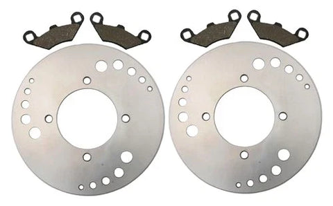 Polaris Trail Boss 325 2 x Front Disc Brake Rotors & Pads (2000–2002)