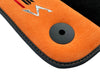 Lamborghini Urus S 2023-2024 with Orange Alcantara Black Floor Mats