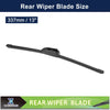 Hyundai Elantra Rear Windshield Wiper Blades (2012-2017)