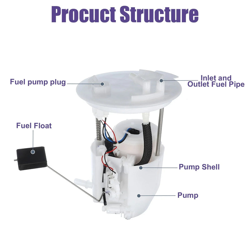 Ford Fusion (2010-2012) 1 x Set Electric Fuel Pump Assembly
