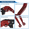 Suzuki GSXR150 (2017-2020) Solid Red Adjustable Brake Clutch Levers