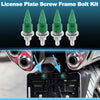 Universal Motorcycle License Plate Screws Cover 5.4cm 4 pcs