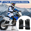 Mountain Biking Polyester Black Full Finger Outdoor Fleece Cycling Gloves
