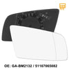 BMW 550i 525i 530xi Heated Right Passenger Side Mirror Glass w/ Backing