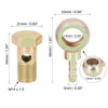 Motorcycle Car Banjo Hose Barb Bolt Fittings / 14mm