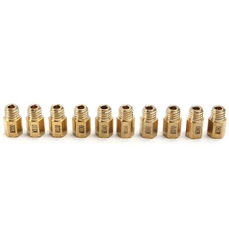 Make & Model Mikuni VM TM TMX Carburetor 300-390 Set 10 x Hex Style Main Jets