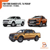 Ford Ranger T6 PX 2012-2021 Black Fuel Oil Tank Cap Cover Trim