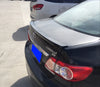 Toyota Corolla Sedan Black Factory Style Rear Spoiler Wing (2009-2013)